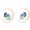 tx4014 ciotola doppia in ceramica gatto 2x0,15l 11cm