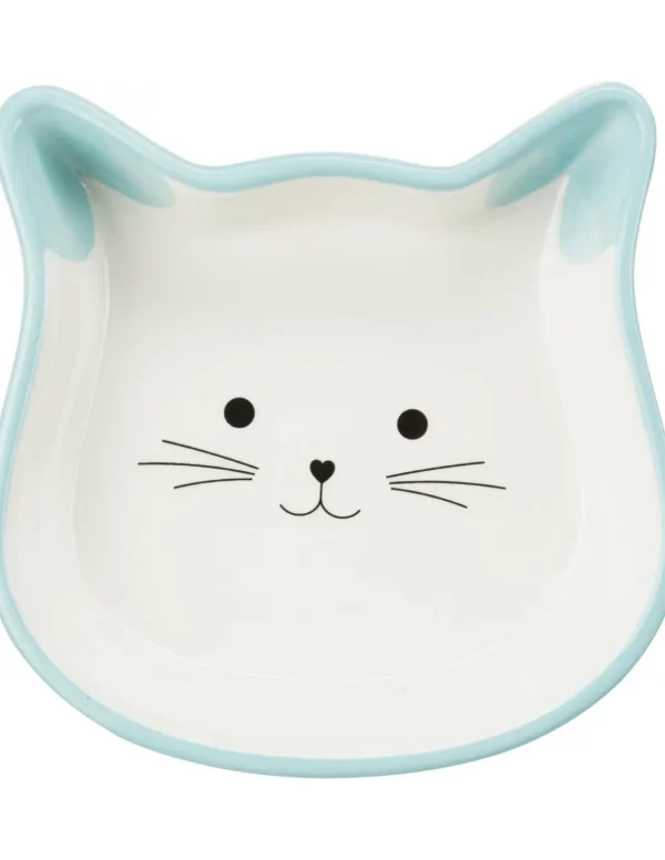 tx24494 ciotola in ceramica gatto forma muso gatto 0,25l 12cm