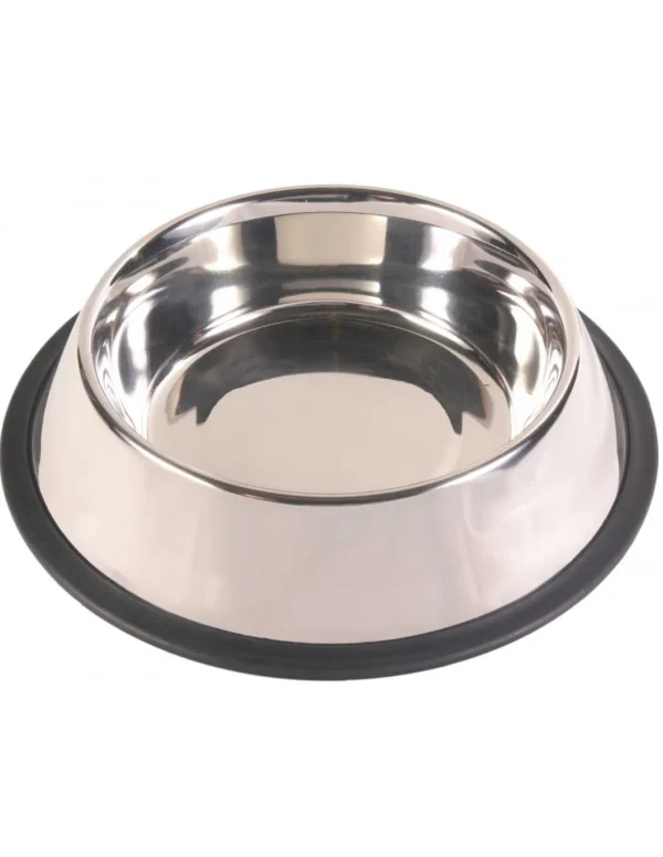 tx24854 dog ciotola in acciaio c/antiscivolo 20cm 1,75lt off zg