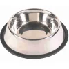 tx24852 dog ciotola in acciaio c/antiscivolo 16cm 0,7lt off zg