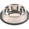tx24853 dog ciotola in acciaio c/antiscivolo 17cm 0,9lt off zg