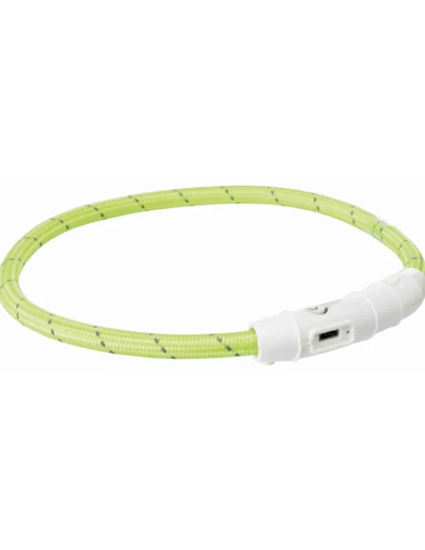 tx12701 dog collare anello luminoso flash usb mis.m-l 45cm