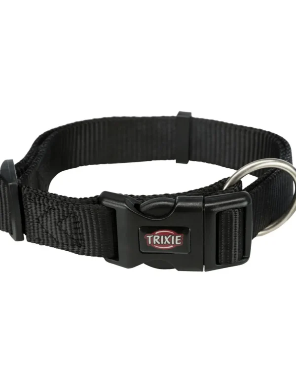 tx201701 dog collare premium mis.l-xl 40-65cm/25mm nero