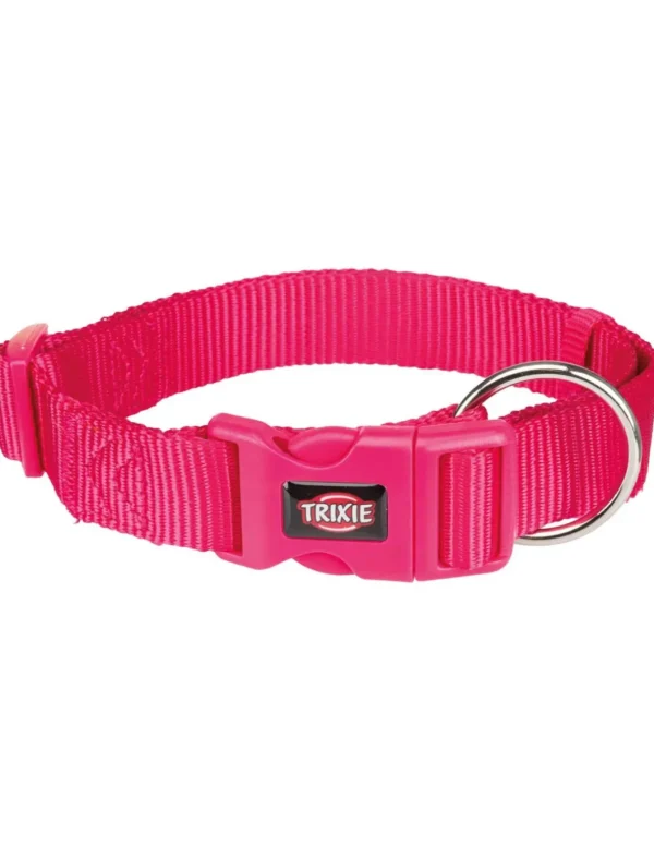tx201711 dog collare premium mis.l-xl 40-65cm/25mm corallo