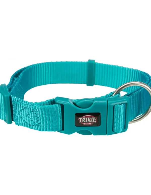 tx201712 dog collare premium mis.l-xl 40-65cm/25mm acquamarina