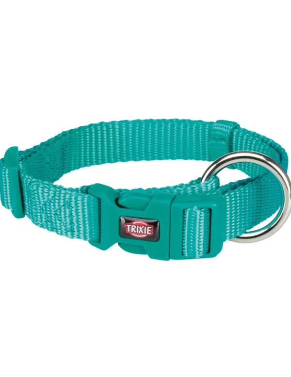 tx201512 dog collare premium mis.s-m 30-45cm/15mm acquamarina