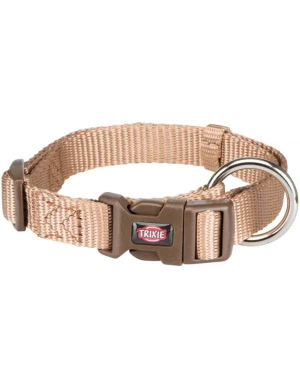 tx201514 dog collare premium mis.s-m 30-45cm/15mm beige