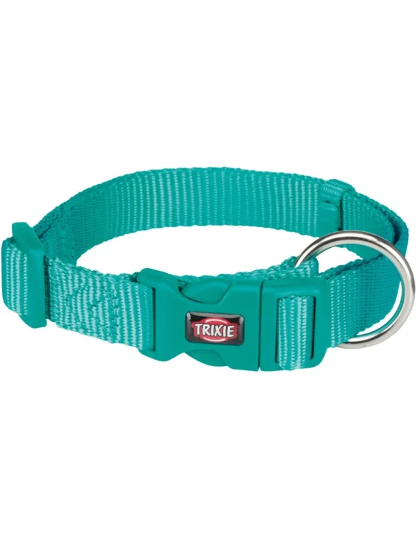 tx201612 dog collare premium mis.m-l 35-55cm/20mm acquamarina