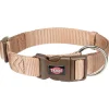 tx201714 dog collare premium mis.l-xl 40-65cm/25mm beige