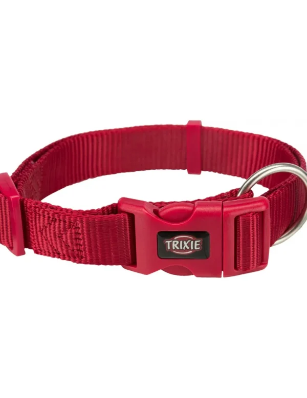 tx201703 dog collare premium mis.l-xl 40-65cm/25mm rosso