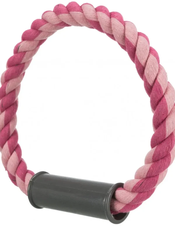 tx3277 dog corda cotone anello c/impugnatura 30cm 350gr