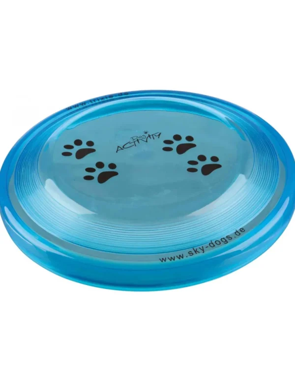 tx33562 dog frisbee disc in plastica diam 23cm