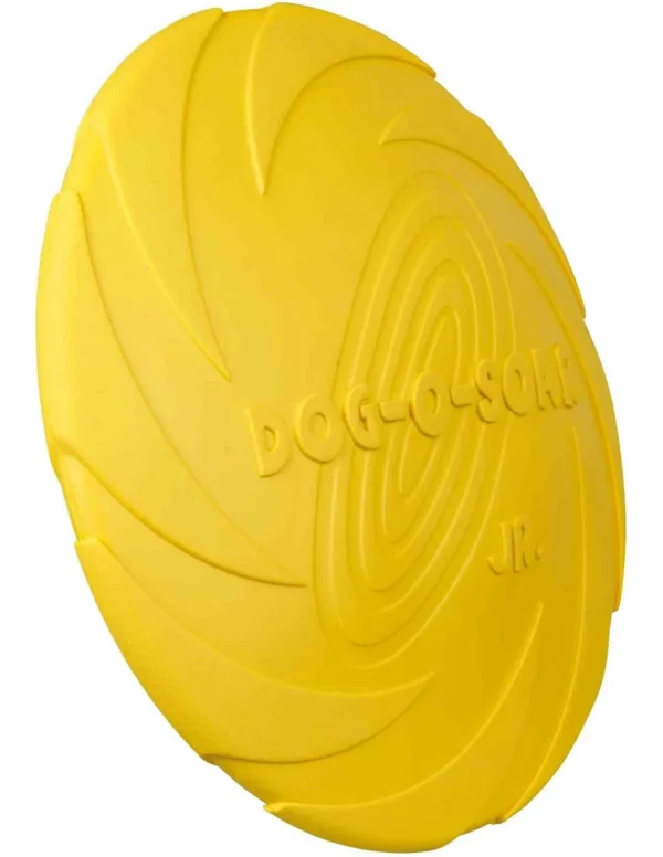 tx33501 dog frisbee in gomma galleggiante d-18cm