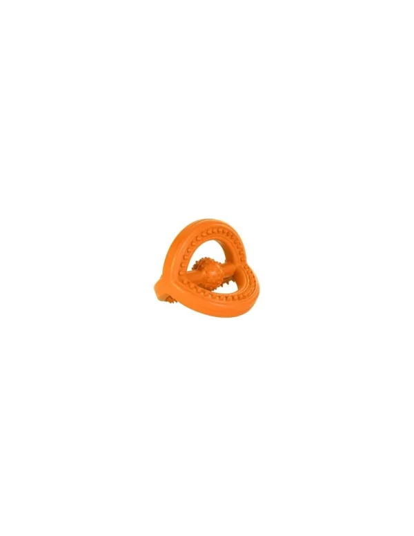 tx3317 dog gioco anello in gomma piena d14cm