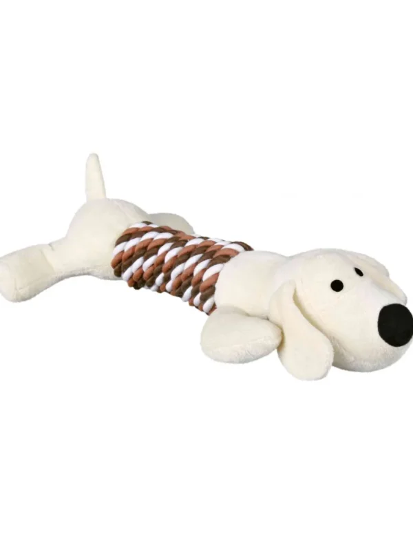 tx35894 dog gioco cane peluche con corda 32cm