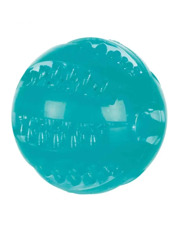 tx33680 dog gioco dentafun palla in gomma termoplastica 6cm