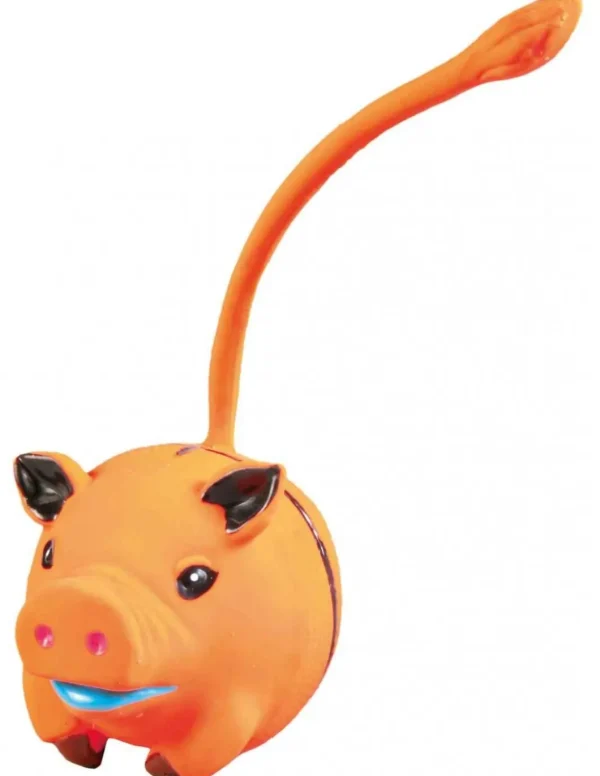 tx3462 dog gioco palla animali con coda diam 6cm