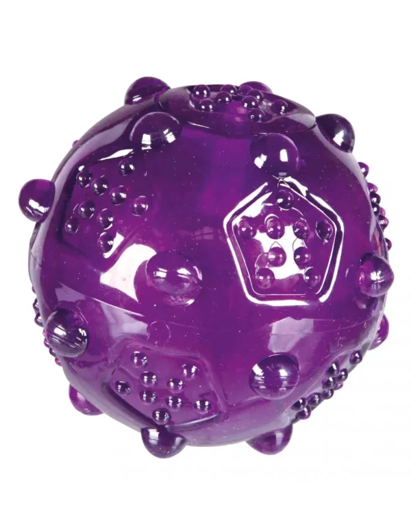 tx33678 dog gioco palla in gomma termoplastica 8cm