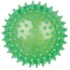 tx33652 dog gioco palla riccio in gomma termoplastica 12cm