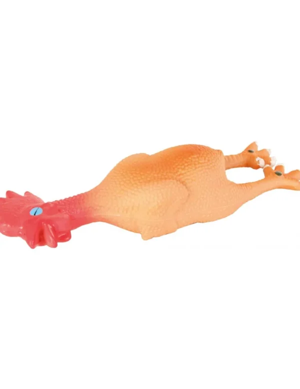 tx3536 dog gioco pollo in latex 25cm