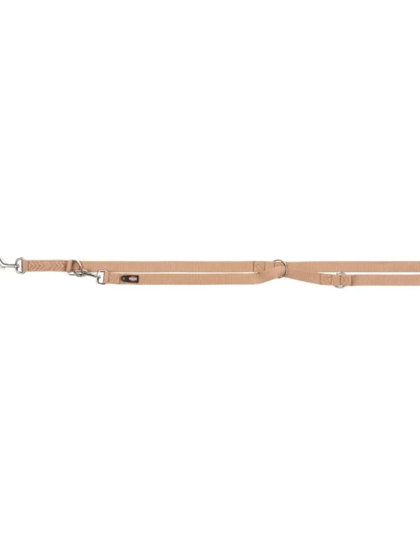 tx200514 dog guinzaglio addestramento premium mis.m-l 2m/20mm beige