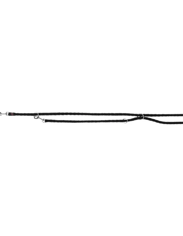 tx143501 dog guinzaglio cavo addestramento mis.s-m 2m/12mm nero