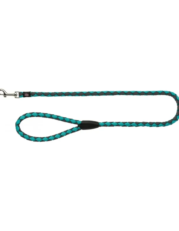 tx144212 dog guinzaglio cavo mis.l-xl 1m/18mm acqua/grigio