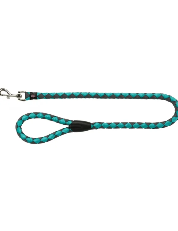 tx143412 dog guinzaglio cavo mis.s-m 1m/12mm acqua/grigio