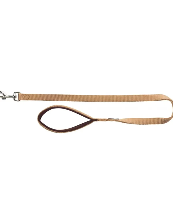 tx200114 dog guinzaglio premium mis.xs-s 1,2m/15mm beige