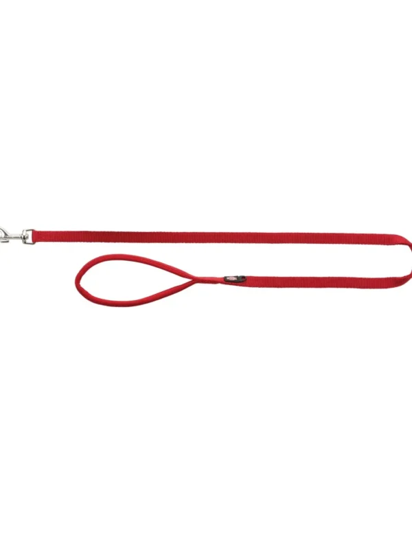 tx200203 dog guinzaglio premium mis.m-l 1m/20mm rosso