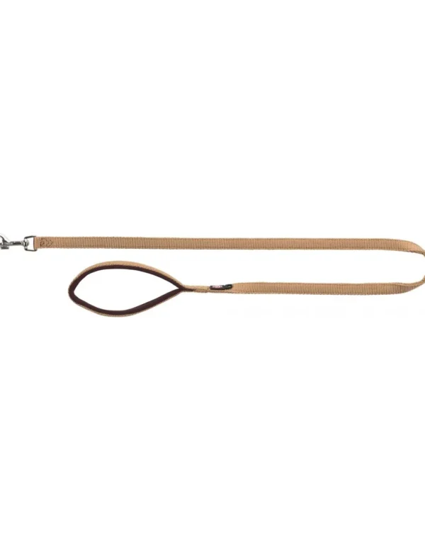 tx200314 dog guinzaglio premium mis.l-xl 1m/25mm beige