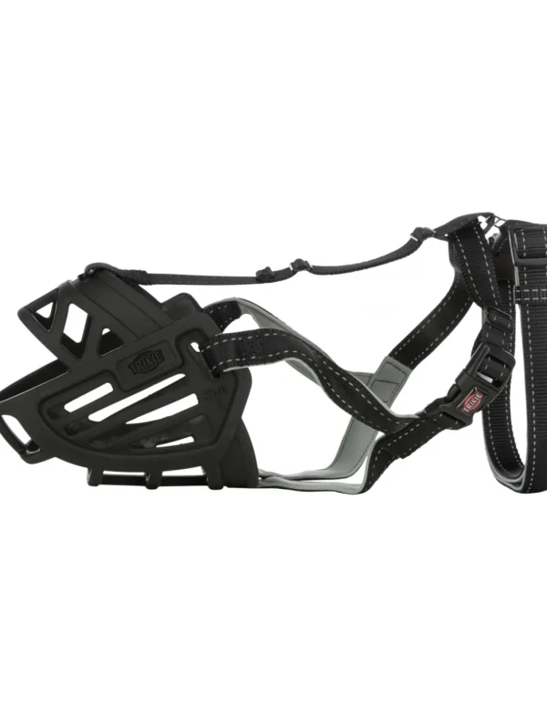 tx17612 dog museruola flex muzzle in gomma mis.m