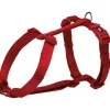 tx204903 dog pettorina premium ad h mis.l 60-87cm/25mm rosso