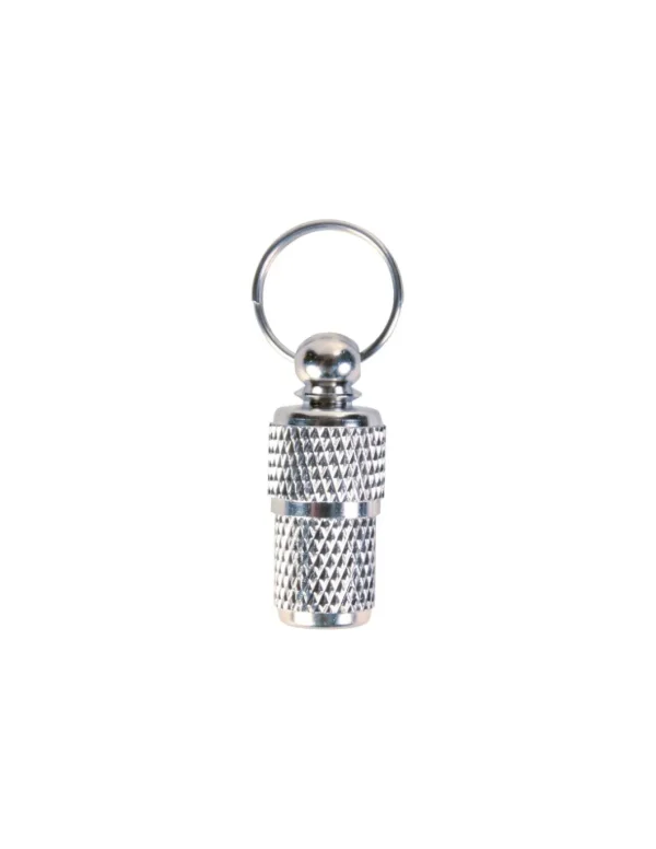 tx2275 dog porta indirizzo in metallo cromato