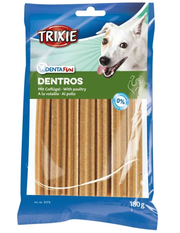 tx3173 dog snack dentros al pollo light 7pz 180gr