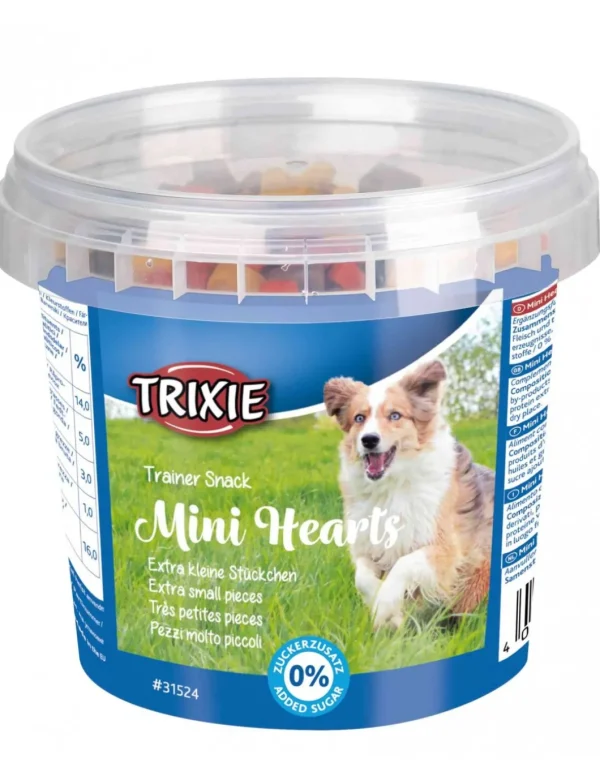 tx31524 dog snack trainer snack mini hearts 200gr