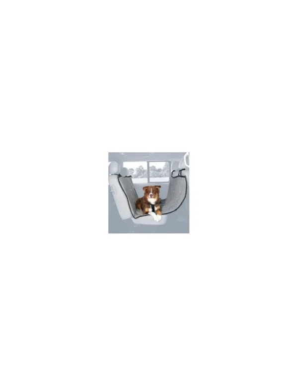 tx1313 dog telo coprisedili lana/poliestere 1,45x1,60mt grigio chiaro/nero