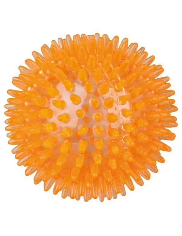 tx33651 palla riccio in gomma termoplastica 8cm