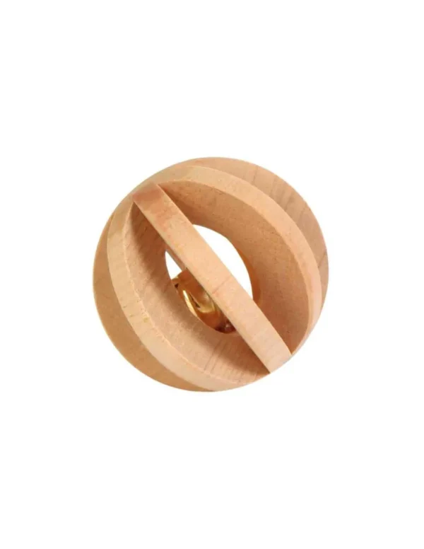 tx6187 rod gioco palla in legno c/campanello
