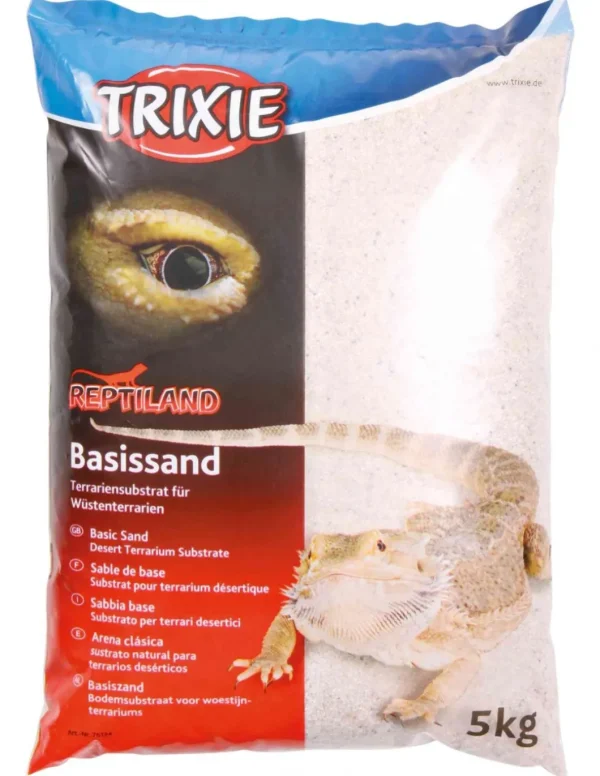 tx76134 sabbia base substrato per terrari desertici bianco 5kg