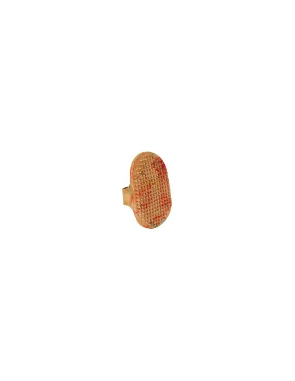tx2336 spazzola da palmo massaggio gomma 9x13cm