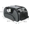 tx28889 wings borsa per trasporto per aereo max 20kg grigia/blu 28x23x46cm (ex tx28905)