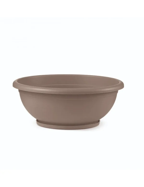 veca ciotola naxos 40cm con sottovaso ad incastro avana