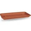 veca sottofioriera rettangolare anthea 60cm terracotta