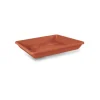 veca sottovaso quadrato 16cm terracotta