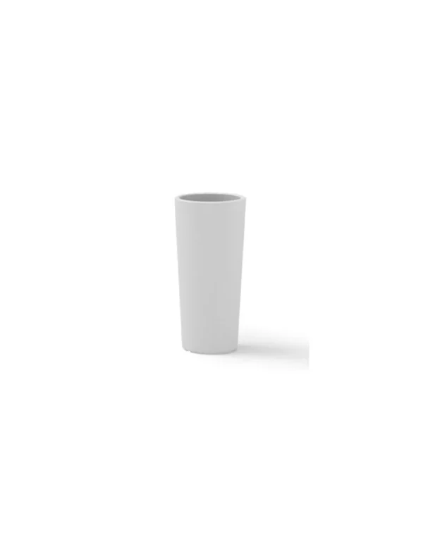 veca vaso cache-pot clou rotondo 65cm bianco