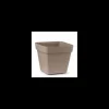 veca vaso quadrato cleo 34cm avana