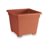 veca vaso quadrato 18cm terracotta