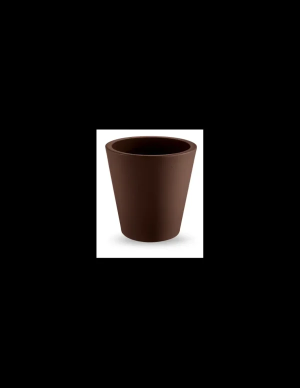 VECA VASO SINGLE 35CM BRONZO
