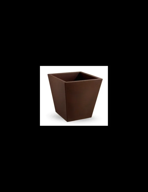 VECA VASO SINGLE 35X35CM BRONZO